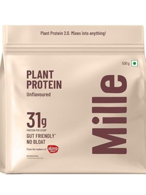 Mille Yeast Protein | 31g Protein | Unflavoured | Made with Fermented Yeast Protein Powder | No Bloat, Vegan, Heat-Stable | Has All 9 Essential Amino Acids | Mixes into Any Dish | 500g