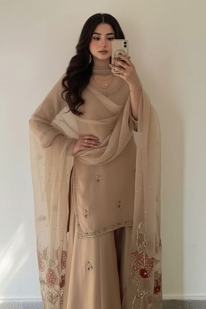 traditional saree festive look