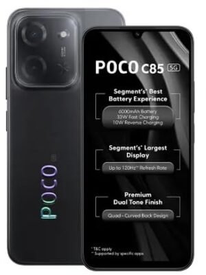 Poco C85 5G Power Black 8GB RAM 128GB ROM (01)