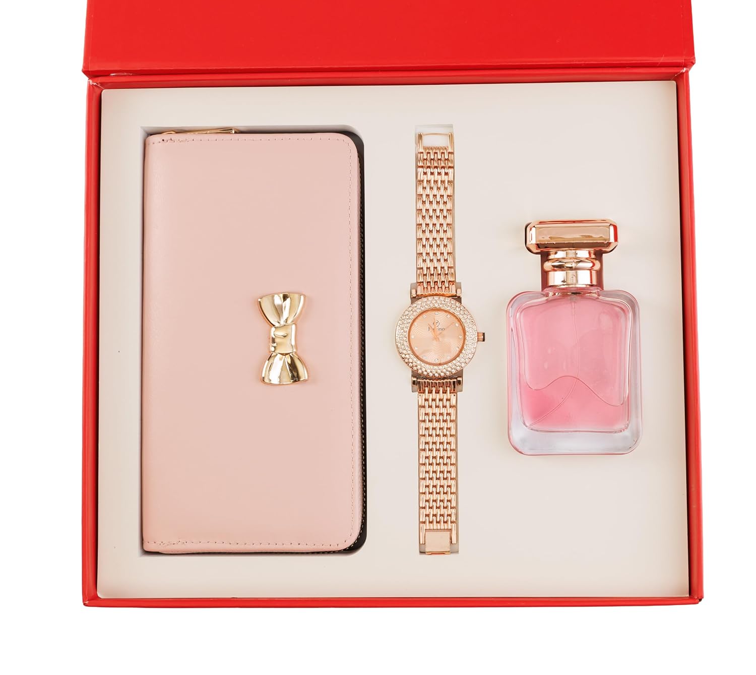 Women’s hamper Gift Set Wallet, Watch, Long-Lasting Perfume