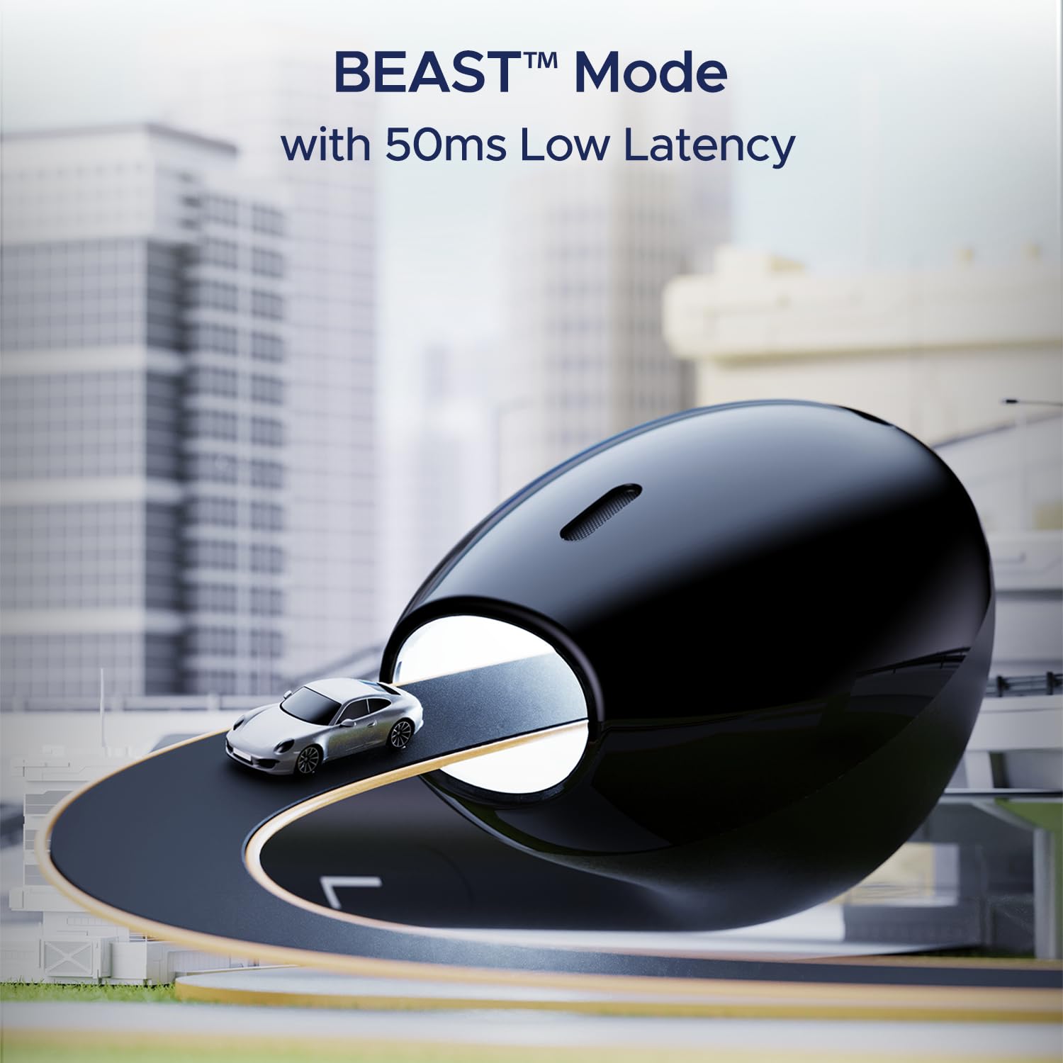 Boat Airdopes Joy, 35Hrs Battery, Fast Charge, IWP Tech, Low Latency, 2Mic ENx, Type-C Port, v5.3 Bluetooth Earbuds, TWS Ear Buds Wireless Earphones with mic(Jet Black) - Image 6