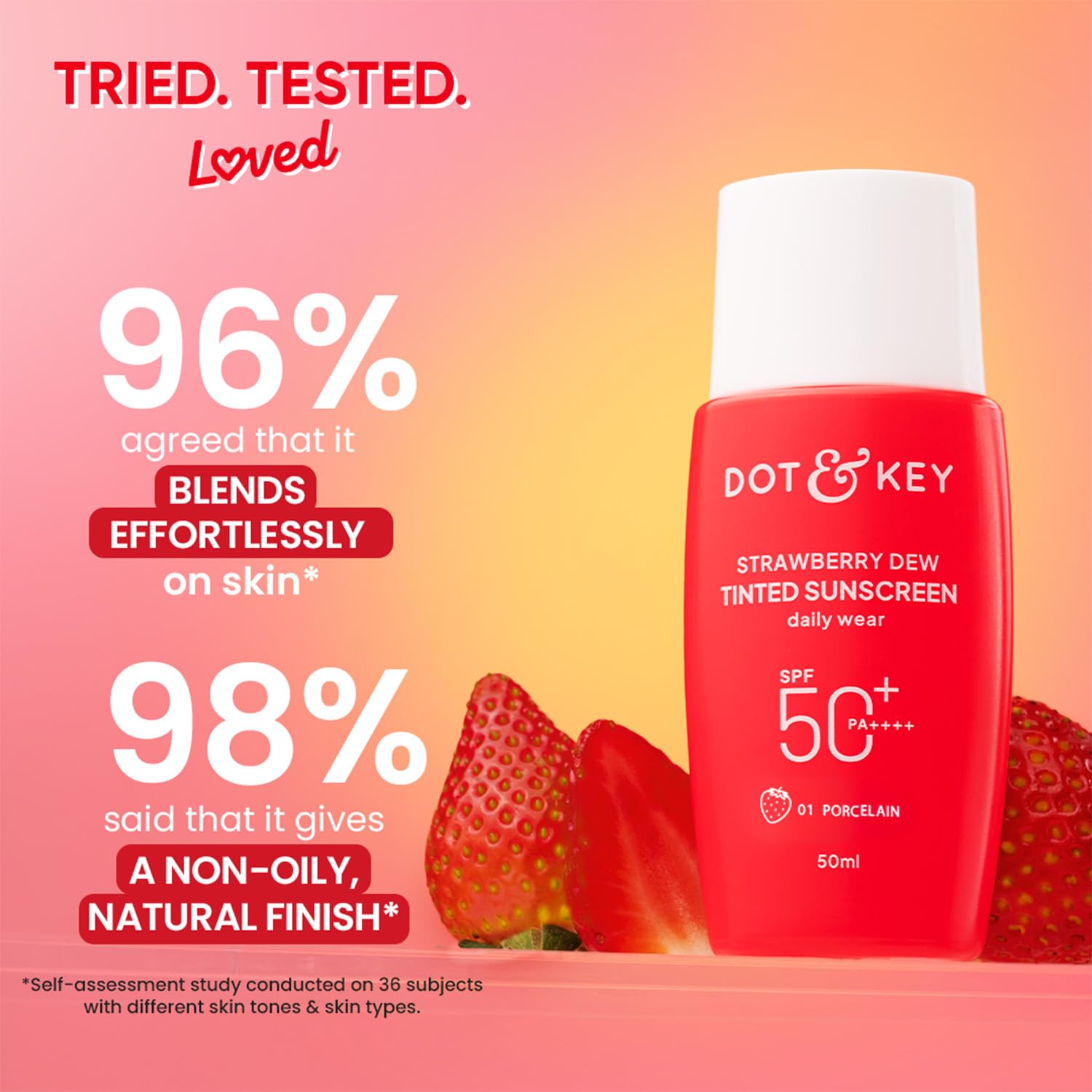 Dot & Key Strawberry Dew Tinted Sunscreen - Image 3