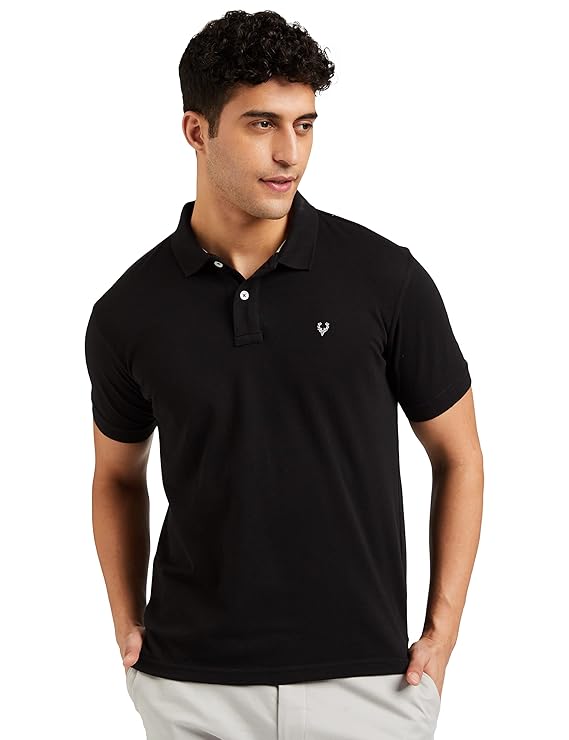 Allen Solly Men’s Polo T‑Shirt | Comfortable Rich Cotton Blend, Band Collar, Regular Fit | Stylish & Premium All Day WearAllen Solly Men’s Polo T‑Shirt | Comfortable Rich Cotton Blend, Band Collar, Regular Fit | Stylish & Premium All Day Wear (10)