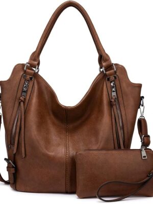 GSS Purse Handbags for Women Combo - Faux Leather Stylish Ladies Handbag Purse - Crossbody Shoulder Sling Bag with Adjustable Strap