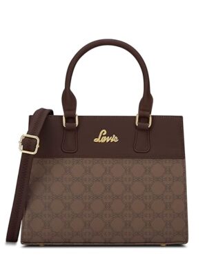Lavie Women's Mono Salma Solid Satchel Bag for Women | Satchel Handbag for Work | Ladies purse | Stylish Shoulder Bag | Gift For Ladies