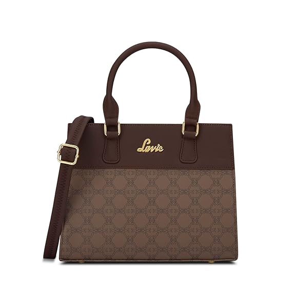 Lavie Women's Mono Salma Solid Satchel Bag for Women | Satchel Handbag for Work | Ladies purse | Stylish Shoulder Bag | Gift For Ladies