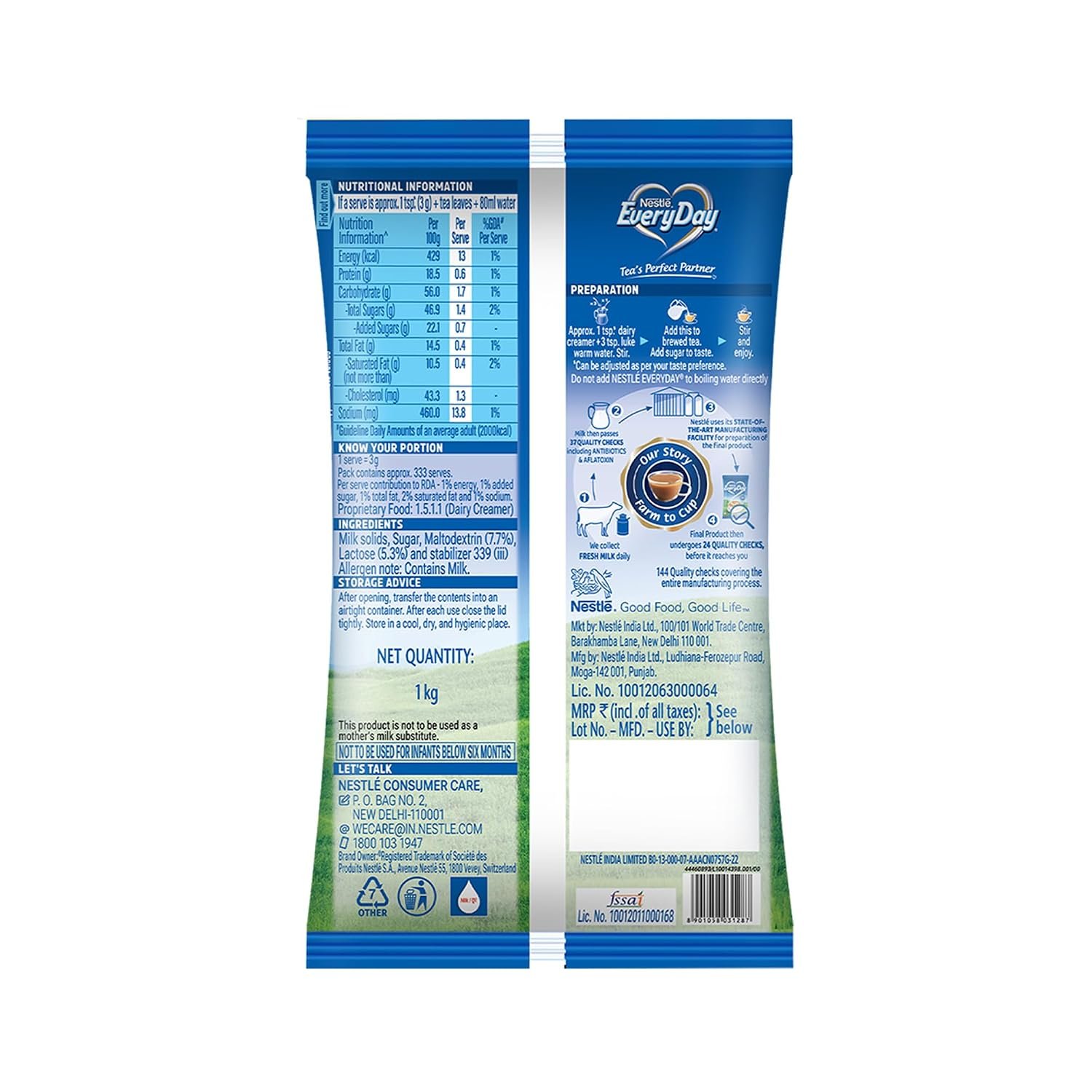 Nestlé EveryDay Dairy Creamer, 1kg - Image 8