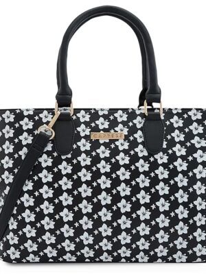 Caprese Harvey Satchel Medium Bag for Women with Adjustable & Detachable Strap|Versatile Shoulder, Crossbody & Handheld Bag for Work, Travel, and Everyday Use, Spacious with Multiple Compartments