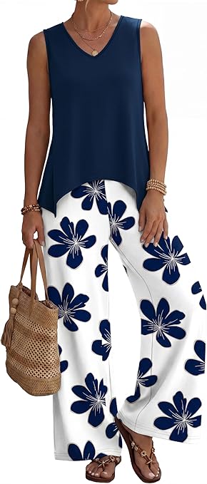WIHOLL Two Piece Sets for Women Dressy Lounge Sets