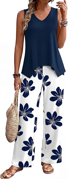 WIHOLL Two Piece Sets for Women Dressy Lounge Sets - Image 3