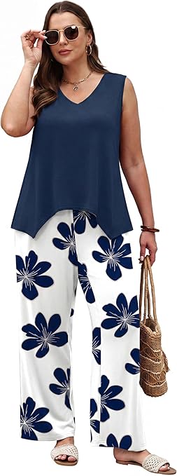 WIHOLL Two Piece Sets for Women Dressy Lounge Sets - Image 5