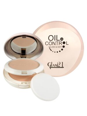 Glam21 Oil Control Sleek & Soft 2-in-1 Compact Powder