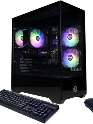 CyberPowerPC Gaming PC, Intel Core i5-14400F, GeForce RTX 5060 8GB | Gamer Xtreme, 16GB DDR5, 1TB PCIe 4.0 SSD, WiFi Ready & Windows 11 Home (GXiVR8060A47)