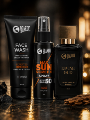 Beardo Facewash + Suncream + Perfume ( Combo )