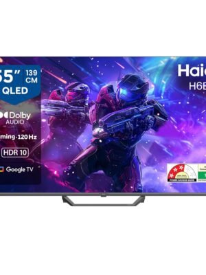 Haier H6E Series 139cm (55) 4K QLED Ultra HD Smart LED Google TV 55H6E
