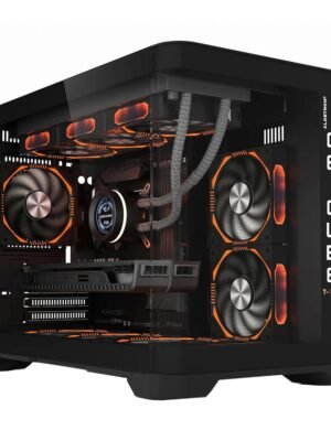 ALKETRON Icecube T100 - Gaming Desktop pc - i9 Core 14th Gen with RTX5060Ti(16GB) Dedicated Graphics; 48GB RAM;1TB SSD (Ready to use DDR5 CPU Tower Box Piece - Competition Plus Edition)