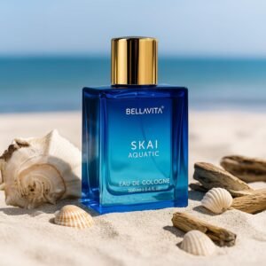 Bella Vita Luxury Skai Aquatic Unisex Eau De Cologne Liquid With Bergamot, Lavender & Patchouli|Premium